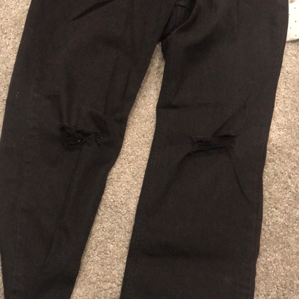 Empyre men’s Black ripped knees stretch jeans
